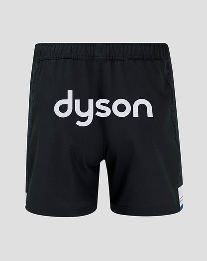 Bath Rugby Home Pro Shorts in black with a large white Dyson logo on the back.
