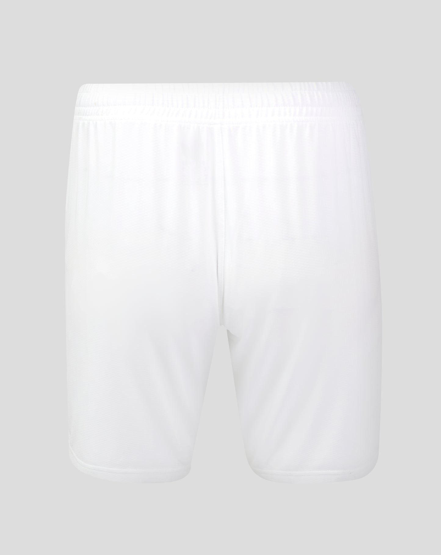 Close up of white Rangers Home Shorts waistband with internal drawcords