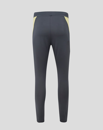 Back view of Everton 24/25 men's training pants in dark navy with light yellow side panels