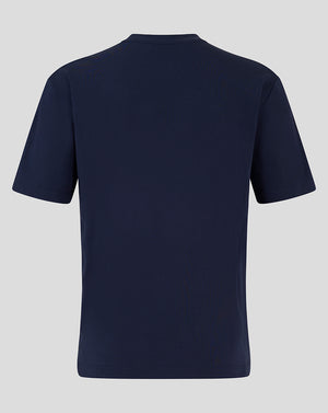 Back view of navy Everton 24/25 Women's Travel Tee