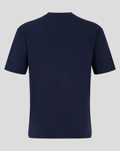 Back view of navy Everton 24/25 Women's Travel Tee