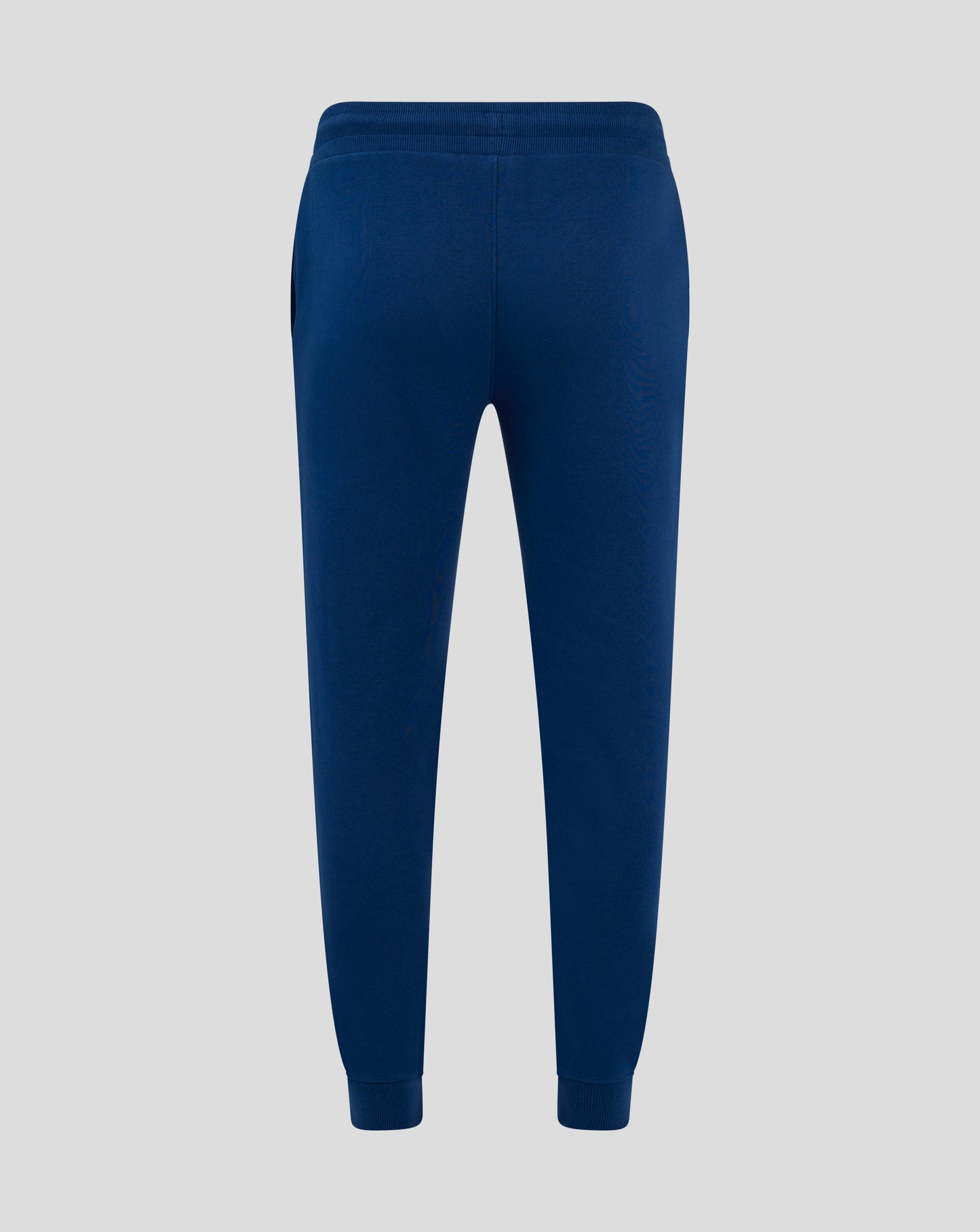 Lower leg close-up of navy Rangers Core Joggers with red crest visible on the left leg.