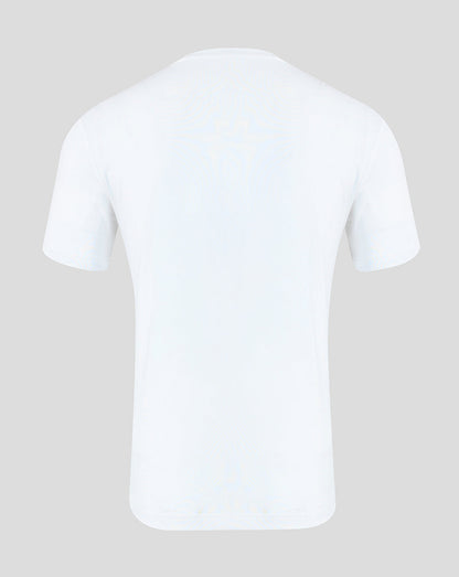 Back view of white Haas Team Regular Fit T-shirt