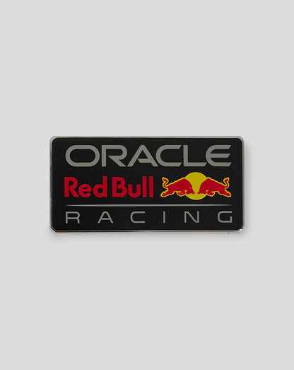 Night Sky pin badge featuring Oracle Red Bull Racing logo and Red Bull emblem.