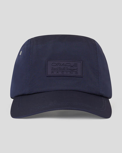 Navy cap with embossed Oracle patch reading Oracle Red Bull Racing on the front
