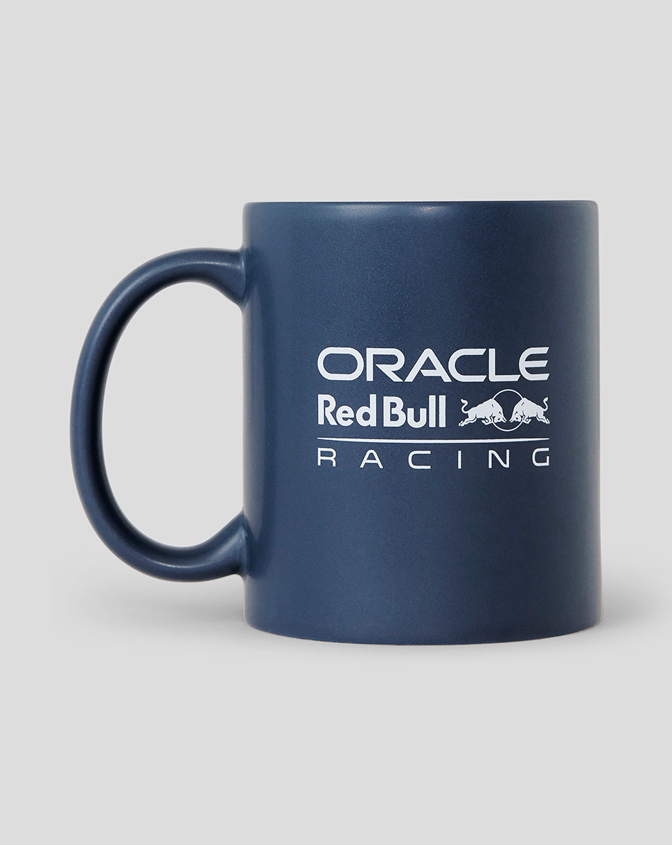 Night Sky ceramic mug featuring the Oracle Red Bull Racing logo in white