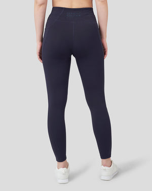 Back view of Oracle Red Bull Racing Night Sky running leggings with logo on the waistband.