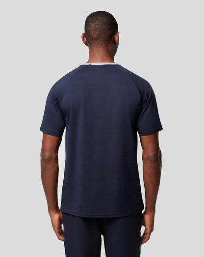 Back view of navy Oracle Red Bull Racing men's lifestyle T shirt